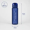 Eu Sandelis Vandens butelis, sportinis butelis HELLO WATER 600ML mėlynas BD68
