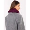 Factory Price Bordo spalvos šalikas su bumbulais: Dydis - Universalus