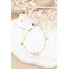 Glam Chic Leg Bracelet With butterflies Gold