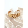 Glam Chic Women's Bracelet with Decoration Stainless Steel Gold