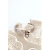 Glam Chic Women's Bracelet with Decoration Stainless Steel Sidabrinis