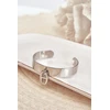 Glam Chic Women's Bracelet with Decoration Stainless Steel Sidabrinis