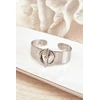 Glam Chic Women's Bracelet with Stainless Steel Decoration Sidabrinis