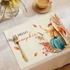 Eu Sandelis Hello Pumpkin stalo serviravimo padėklas 30x45 cm stačiakampis MP49