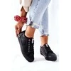 Juodi Cross Jeans bateliai su raišteliais