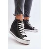 Juodos odos Cross Jeans batai su platforma