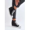 Juodos odos Cross Jeans batai su platforma