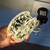 Eu Sandelis Lauko / vidaus Kalėdų eglutės girlianda su pulteliu, 500 LED 50m, šiltai balta LAMP48