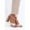Laura Messi elegantiškos aukštakulnės basutės