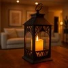 Eu Sandelis LED dekoratyvinis žibintas su žvakės imitacija 14 x 30 cm - LAMP56WZ2