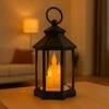 Eu Sandelis LED dekoratyvinis žibintas su žvakių imitacija 12 x 21 cm - LAMP53