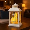 Eu Sandelis LED dekoratyvinis žibintas su žvakių imitacija 12 x 23 cm - LAMP54WZ3