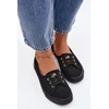 Lee Cooper Moteriški juodi medžiaginiai bateliai