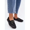 Lee Cooper Moteriški juodi medžiaginiai bateliai