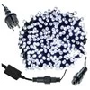 Eu Sandelis Lempučių girlianda su blyksnių/ žibančiu efektu, 200 LED šaltai balta, LAMP09B