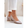 Lewski Shoes Elegantiški natūralios odos bateliai patogiu kulnu