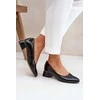 Lewski Shoes Elegantiški natūralios odos bateliai patogiu kulnu