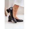 Lewski Shoes Elegantiški natūralios odos bateliai patogiu kulnu