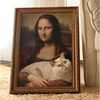 Eu Sandelis Linksmas Kačių namukas draskyklė - "Mona Lisa" KOT29