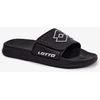 Lotto Unisex Juodos baseino stiliaus šlepetės
