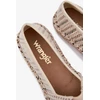 Moteriškos kokybiškos smėlio spalvos espadrilės Wrangler