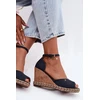 Moteriškos tamsiai mėlynos basutės ant platformos Wrangler