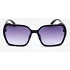 PA1 Women's Gradient Sunglasses UV400 Juodas