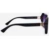 PA1 Women's Gradient Sunglasses UV400 Juodas