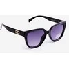 PA1 Women's Sunglasses with Juodas and Gold Details UV400 Juodas