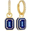 Eu Sandelis Paauksuoti nerūdijančio plieno auskarai KST3283