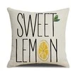 Eu Sandelis Pagalvės užvalkalas su citrina Sweet lemon 45 x 45 cm POD163