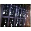 Pakabinama LED burbulinė girlianda, šaltai balta 2.5 m WSI-1007W