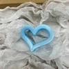 Eu Sandelis Plaukų segtukas XL širdies mėlyna 6,5x6cm SP364N