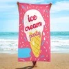 Eu Sandelis Stačiakampis paplūdimio rankšluostis ICE CREAM PARTY 150x70 REC54WZ3