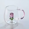 Eu Sandelis Stiklinis puodelis su stikline tulpe viduje 400ml - SZK129