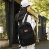 Eu Sandelis Universali juodo velveto mokyklinė, sportinė kuprinė PL171CZ