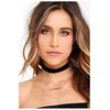 Eu Sandelis Vėrinys kaklo papuošalas Triple Choker N360