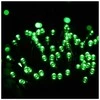 Eu Sandelis Vidaus/išorės žalia elektrinė lempučių girlianda 100 LED LAMP01ZIE
