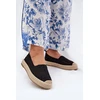 Vinceza Juodos stilingos espadrilės