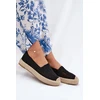 Vinceza Juodos stilingos espadrilės