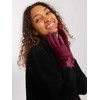 Wool Fashion Italia Bordo odinės pirštinės moterims: Dydis - S/M