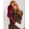 Wool Fashion Italia Bordo spalvos pirštinės: Dydis - L/XL