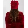 Wool Fashion Italia Bordo žieminė moteriška kepurė: Dydis - Universalus