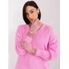 Wool Fashion Italia Elegantiškos rožinės pirštinės moterims: Dydis - S/M