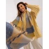 Wool Fashion Italia Geltonas šiltas moteriškas šalikas: Dydis - Universalus