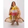 Wool Fashion Italia Geltonas šiltas moteriškas šalikas: Dydis - Universalus