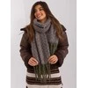 Wool Fashion Italia Khaki moteriškas šiltas šalikas: Dydis - Universalus