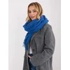 Wool Fashion Italia Mėlynas moteriškas šalikas: Dydis - Universalus