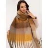 Wool Fashion Italia Minkštas ilgas švelnus moteriškas šalikas: Dydis - Universalus