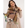 Wool Fashion Italia Minkštas ilgas švelnus moteriškas šalikas: Dydis - Universalus